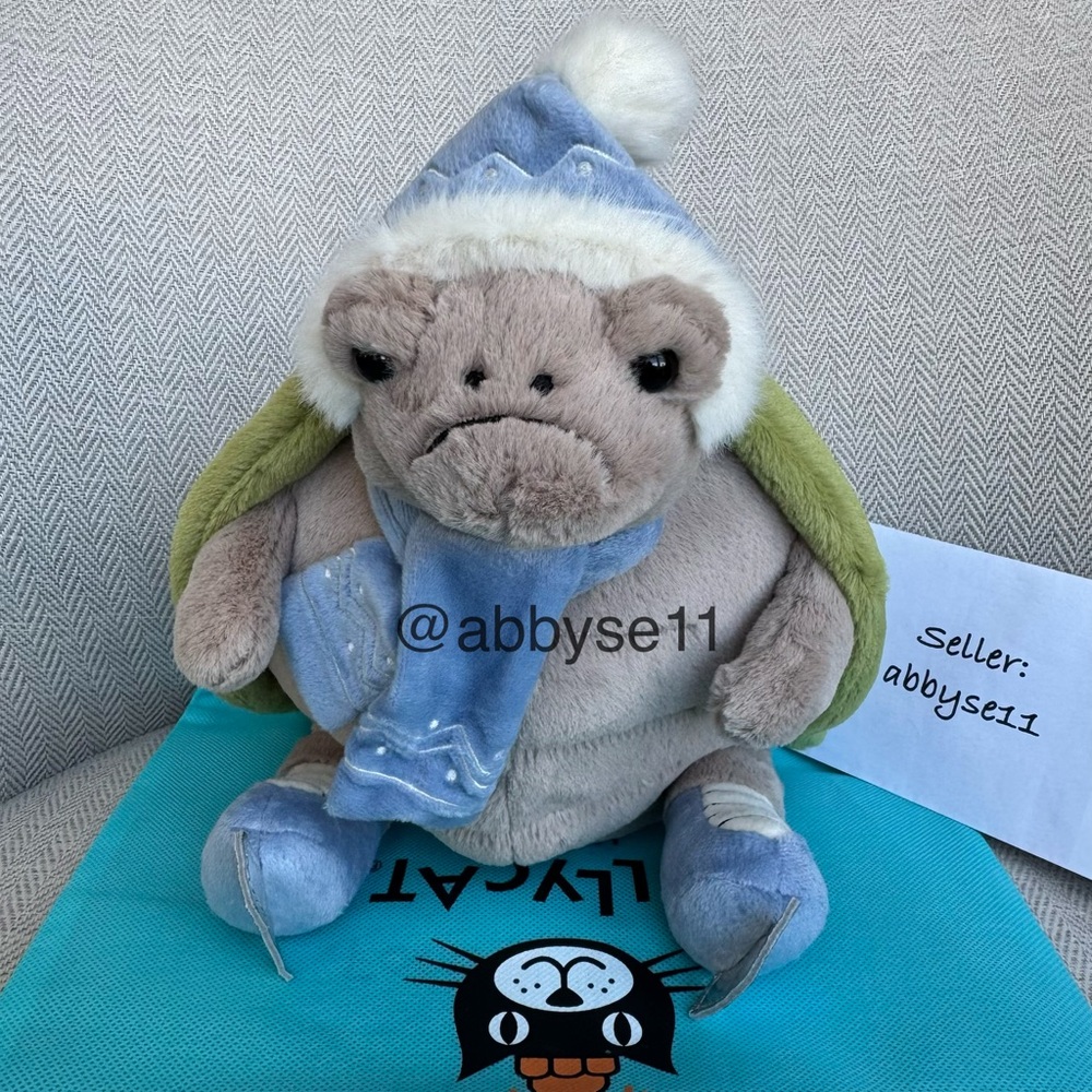 Jellycat Timmy Turtle 'Skating' - Authentic - Brand New With Tags - Fast Ship